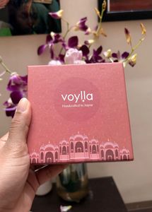 Voylla Boho Chic Red &amp; Silver Earrings