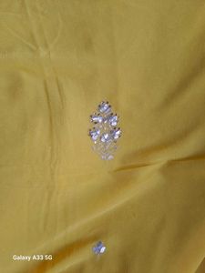 Elegant Yellow gottapatti Saree