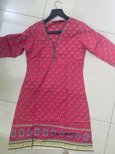 Melange Pink Kurta