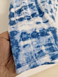 Blue Tie-Dye Tank Top