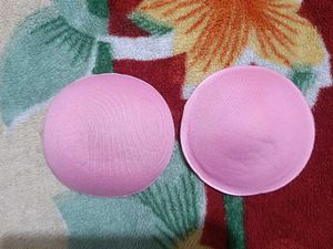 Bra Pads Inserts - Pink &amp; White