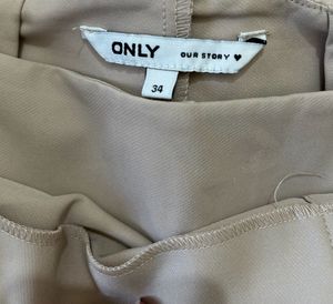 Cream Cargo Skirt/Skort