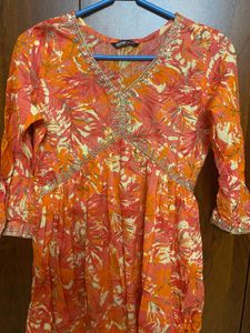 ❤️Vibrant Floral Print Kurta ❤️