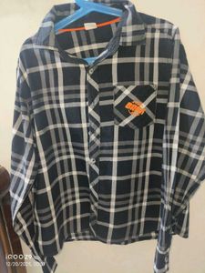 Boy's Plaid Casual Shirt