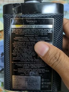 Yardley Gentleman Classic Deodorizing Talc
