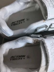 White Action Sports Shoes