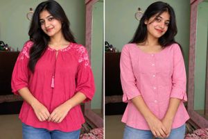 COMBO (L size) Pinkp & Magenta Tops - Pack