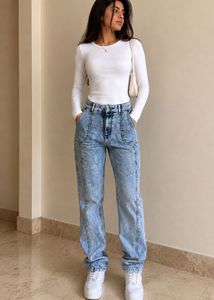 Pepe Jeans Acid Wash Denim Pants