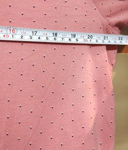Micro Print Henley Neck