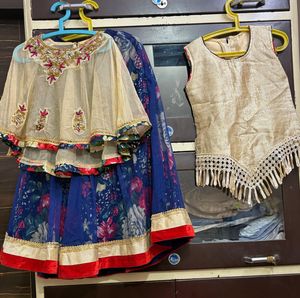 Kids Ethnic Lehenga &amp; Top Set
