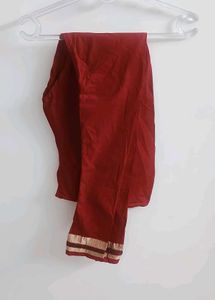 Silk Kurta Set with Embroidery in Multicolour