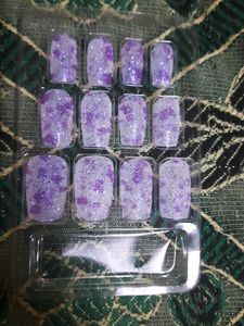 Reusable|Washable Korean Nails - Set Of 12