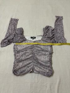 Missguided UK Ruched Blouse