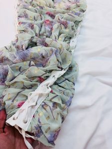 Floral Ruched Bodycon Dress