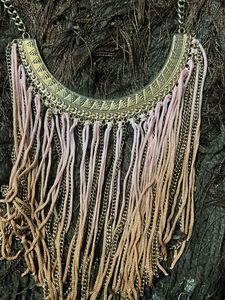 Rose Gold Waterfall Chain Necklace