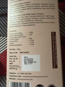 Niconi Tan Vanish Gluta Kojic Skincare Set