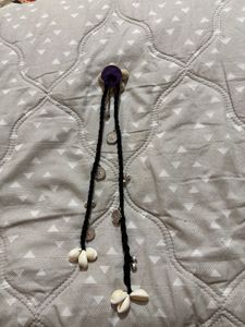 Boho Shell &amp; Coin Hair Clip