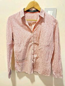 Chic Dotted Button-Up Shirt