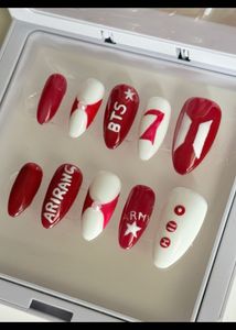 Custom BTS Themed Press-On Nails