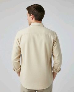 Cream Black Cat Full Sleeves Shirt