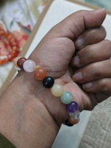 Multi Gemstone Crystal Unisex Bracelet