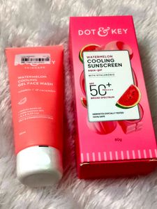Pack Of 2 Dot &amp; Key Facewash And Sunscreen