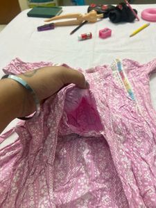 Beautiful Pink Kurta Set for kids