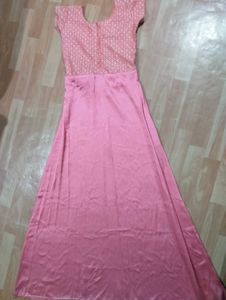 Peach Maxi Dress - Elegant &amp; Flowy