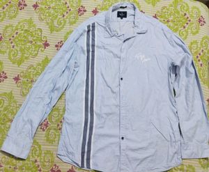 Light Blue Men's Casual Shirt