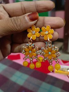 Yellow Stone Jewelry Set