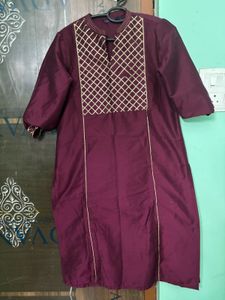 Elegant Maroon Kurta