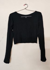 Black Long Sleeve Top