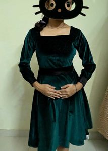 Elegant Velvet Dress