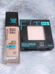 Maybelline Foundation And Compact Powder