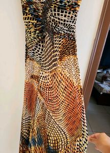 Boho Strapless Maxi Dress