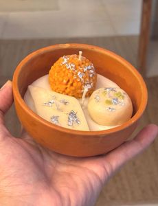 Decorative Indian Sweet-Shaped Candles