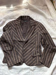 Chic Striped Blazer
