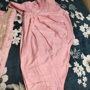 cotton silk patiala suit.