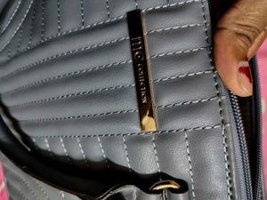 Marie Claire Chic Grey Quilted Handbag