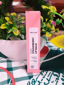 Brillare Strawberry Lip Balm is a natural, vegan l