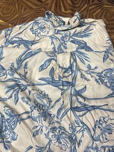 DNMX Floral Print Button-Down Shirt