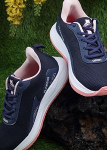 Navy Blue Running Sneakers