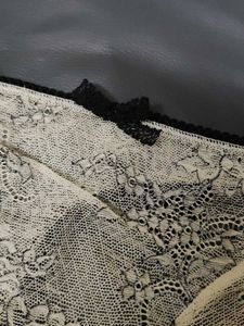 Lace Thong Panty with Bow Detail