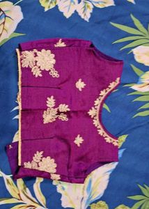 Elegant Purple Embroidered Lehenga Choli Set for k