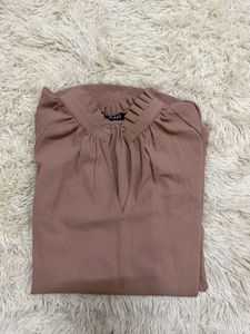 Elegant V-Neck Bell Sleeve Blouse