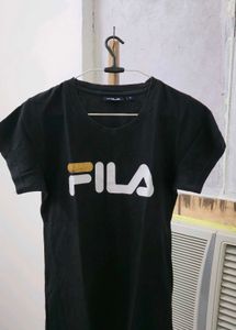 Fila Black Logo T-Shirt