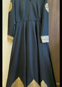 Elegant Black Embellished Gown