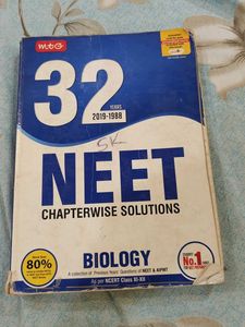 MTG 32 Years NEET Biology Chapterwise Solutions