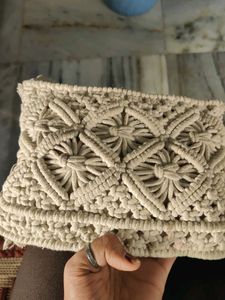 Handmade Macrame Clutch