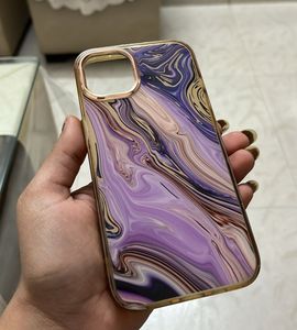 Purple Marble iPhone 13 Case